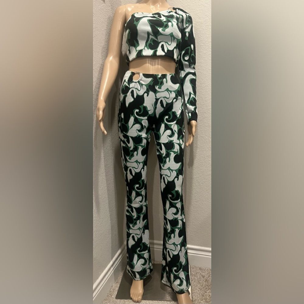 Nwt Zara wide leg slacks and matching top